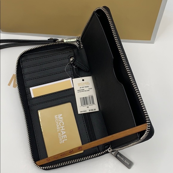 Michael Kors Jet Set Travel Phone Wallet Wristlet - Picture 5 of 16